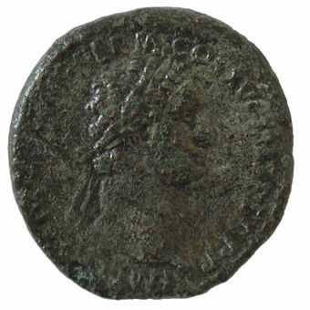 Picture of Domitian, 81-96 A.D., Bronze As. (S.2807) GVF