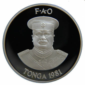 Picture of Tonga, 2 Pa'anga, 1981 World Food Day. Proof UNC