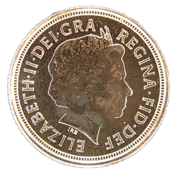 Picture of Elizabeth II, Half Sovereign 2011 BU