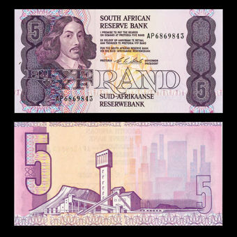 South Africa_5 rand nd (1978-94) P119_UNC