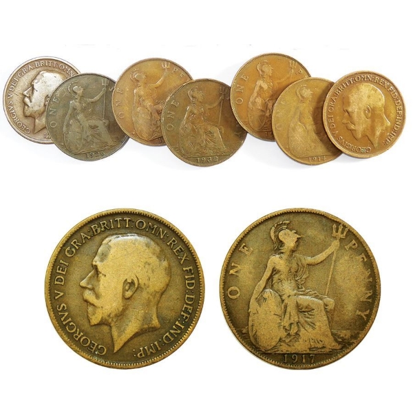 Picture of George V, Penny Collection, 1911-36