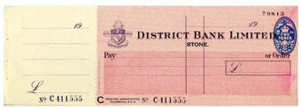 Picture of District Bank Ltd., Stone 19(47). Unissued