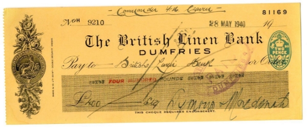 Picture of British Linen Bank, Dumfries, 19-- . Used