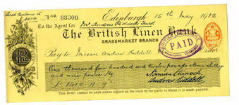 Picture of British Linen Bank, Edinburgh, Grassmarket, 19(11) Used