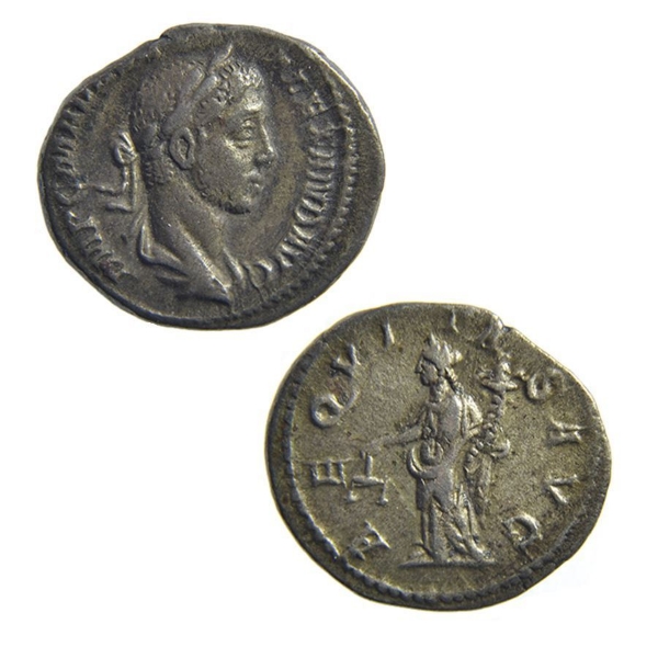 Picture of Severus Alexander, AD 223-235, Denarius. GVF+