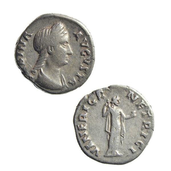 Picture of Sabina (Wife of Hadrian), Denarius. Very Fine