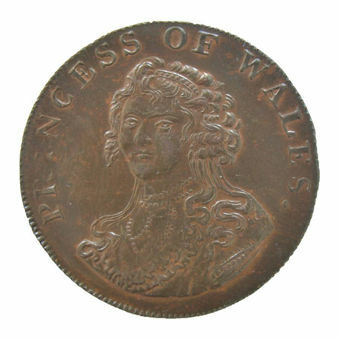 Picture of Middlesex, National Series Halfpenny Token, 1795