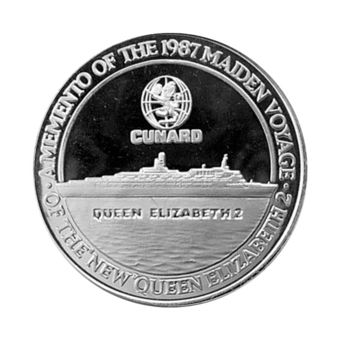 Picture of Elizabeth II, Maiden Voyage  'New 'Queen Elizabeth  Medal