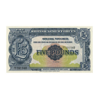 Picture of Set of 7 Different British Military Notes