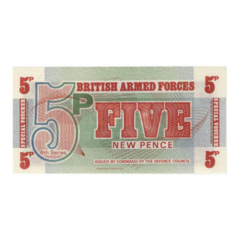 Picture of Set of 7 Different British Military Notes
