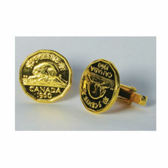 Picture of Canada Gold Plated Beaver Cufflinks