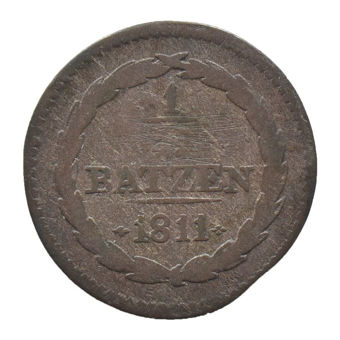 Picture of Switzerland, Canton of Underwalden, 1/2 Batzen, 1811.