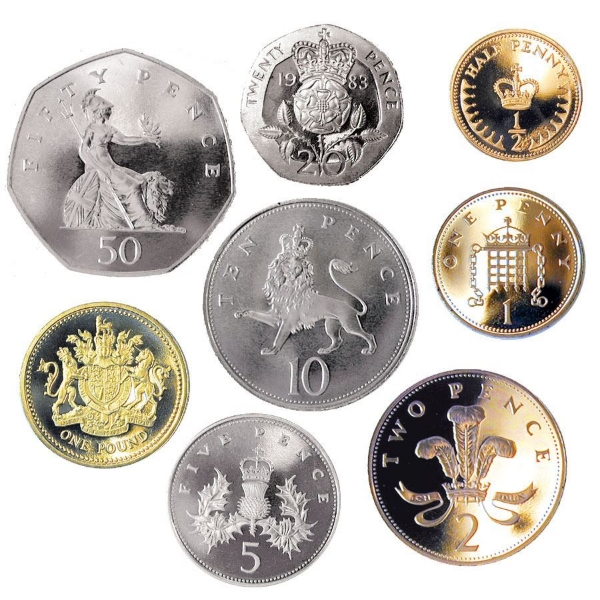 Picture of Elizabeth II, 1983 Round Pound Proof Set