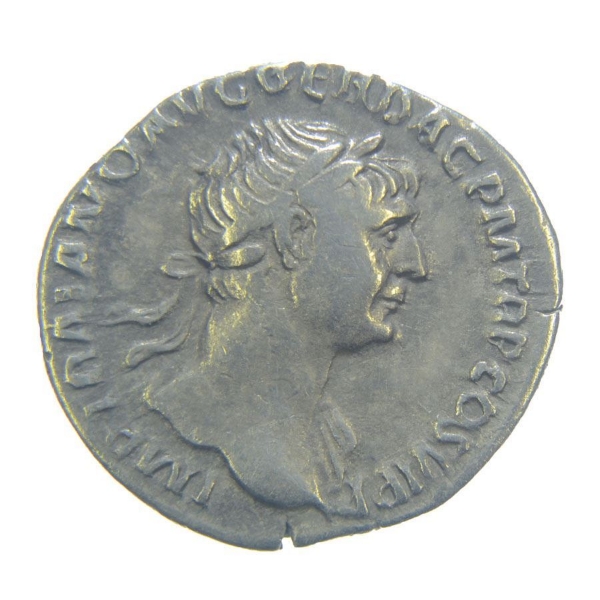 Picture of Trajan, AD 98-117, AR Denarius, Rev. SPQR OPTIMO PRINCIPI