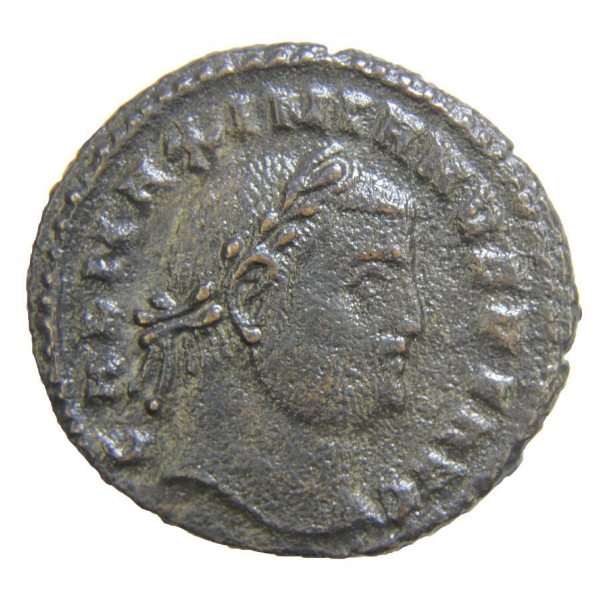 Picture of Galerius Maximian, As Augustus, Billon Follis, Rev. Genius Standing
