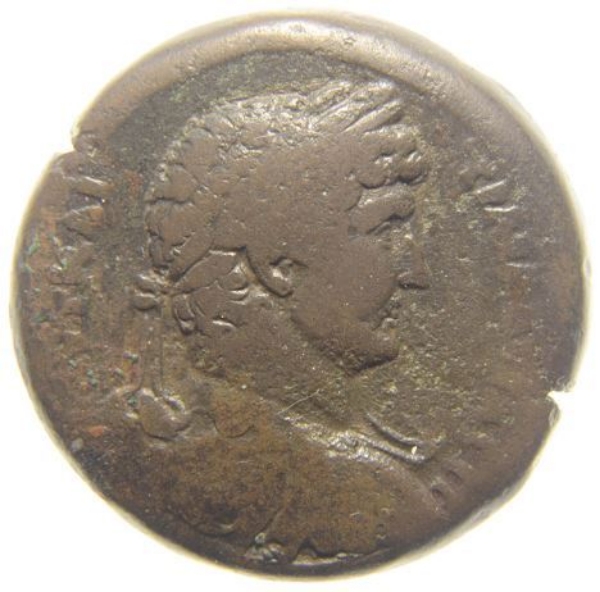 Picture of Hadrian, Bronze Hemidrachm (Alexandria), Fine