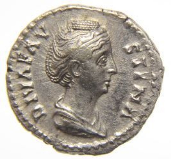 Picture of Faustina Senior, AR Denarius, Near EF