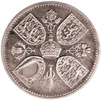 Picture of Elizabeth II, Crown (Coronation) 1953 Extremely Fine