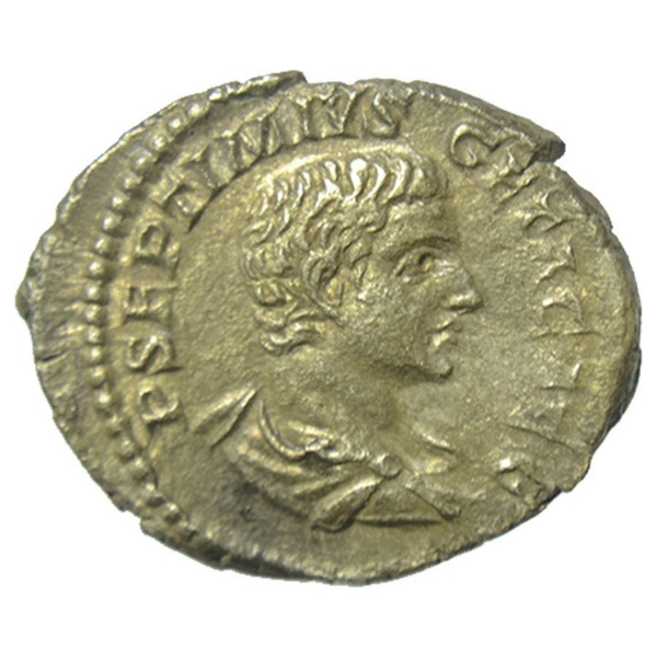 Picture of Geta, As Caesar, Denarius GVF+