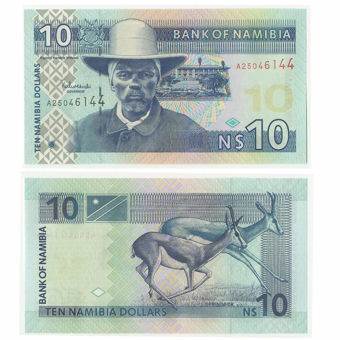 Picture of Namibia 10 Dollars (2000) P4 Unc.