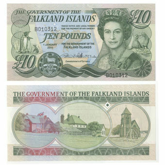 Picture of Falkland Islands £10 2011 P18 Unc