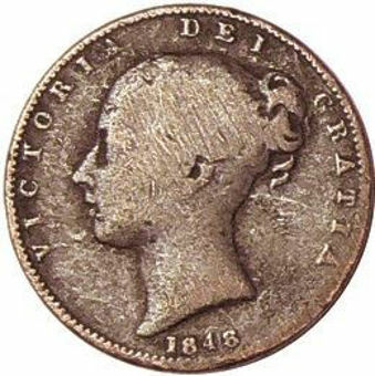 Picture of Victoria, Farthing (Young Head) Copper Fine