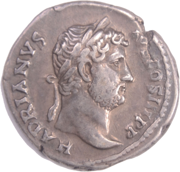 Picture of Hadrian, AD 117-138, Silver Denarius. Rev. NILUS