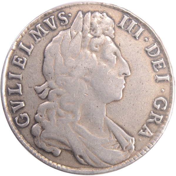 Picture of William III, Halfcrown 1698 AVF