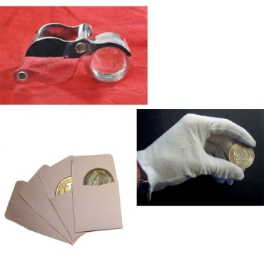 Picture for category Coin Envelopes, Magnifiers & Gloves