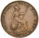 Picture of Victoria, Farthing (Young Head) Copper Very Fine