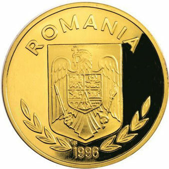 Picture of Romania, 1996 Olympic Tennis Brass Piedfort