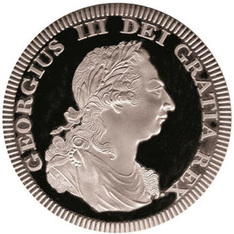 Picture of George III, Wales Patina Silver