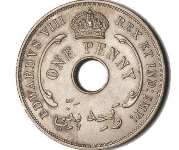 Picture of British West Africa, Edward VIII, London Penny, 1936
