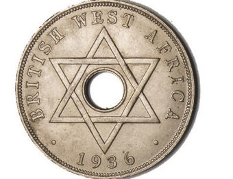 Picture of British West Africa, Edward VIII, London Penny, 1936