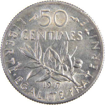 Picture of France, 3 Coin Set 1917 Extremely Fine