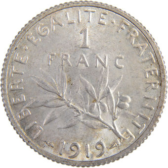 Picture of France, 3 Coin Set 1919