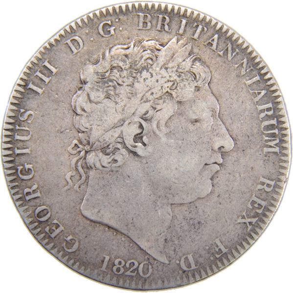 Picture of George III, Crown (1818-1820) Very Good