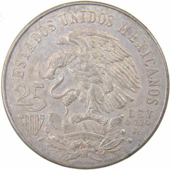 Picture of Mexico, Olympic 25 Pesos 1968