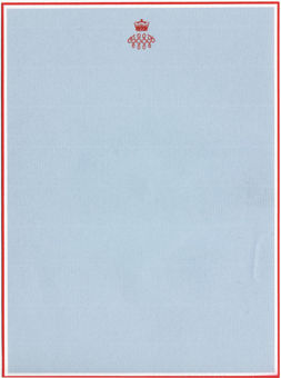 Picture of Duchess of Windsor Letter  & Envelope