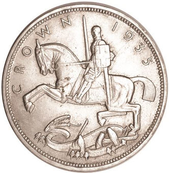 Picture of George V, Crown (Rocking Horse) 1935 EF