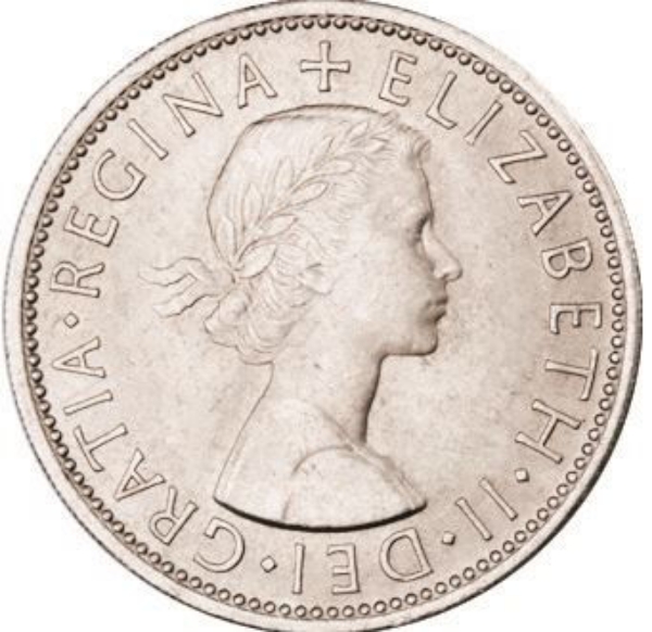 1963 Florin Unc_obv