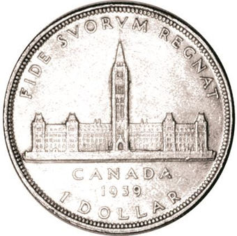 Picture of Canada, 1939 Dollar Extremely Fine