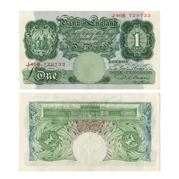 Picture of P S Beale £1 Britannia B268 Fine