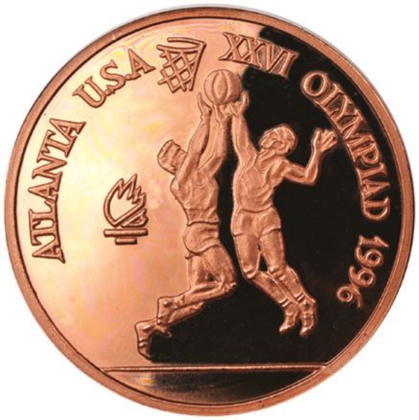 Picture of Romanian Basketball Copper Piedfort