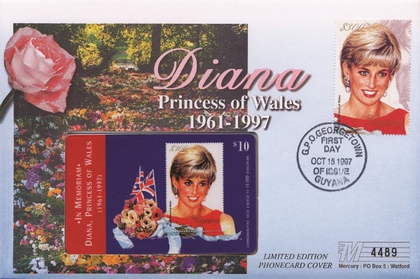 Picture of Diana FDC & Phonecard