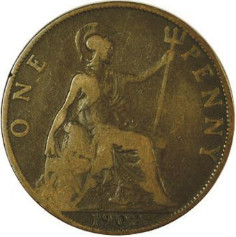 Picture of Edward VII, Complete Penny Set