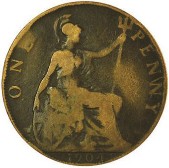 Picture of Edward VII, Complete Penny Set