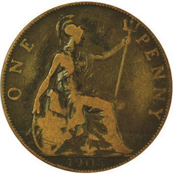 Picture of Edward VII, Complete Penny Set