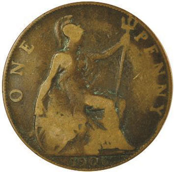 Picture of Edward VII, Complete Penny Set