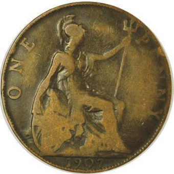 Picture of Edward VII, Complete Penny Set